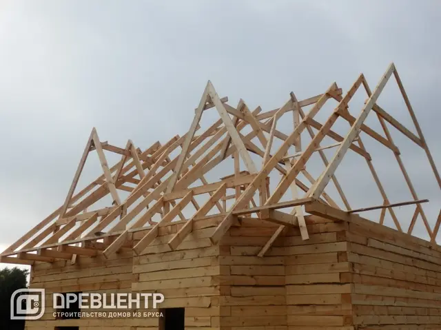Строительство дома из бруса размером 7х9 с "эркером"Заокский р-он, фото 42 из 54