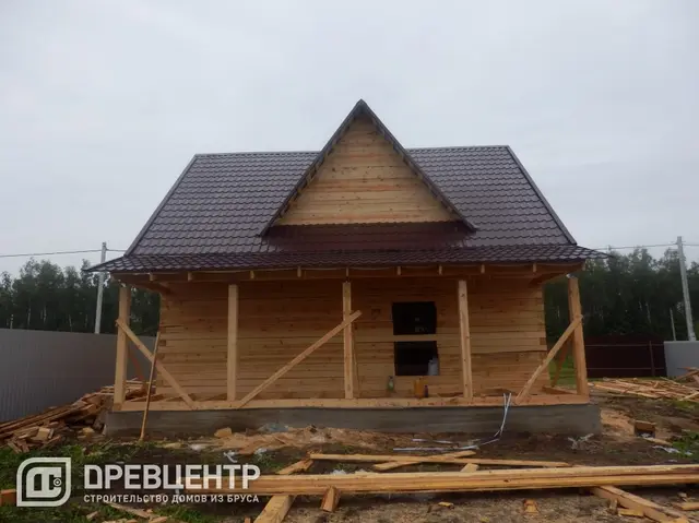 Строительство дома из бруса размером 7х9 с "эркером"Заокский р-он, фото 54 из 54