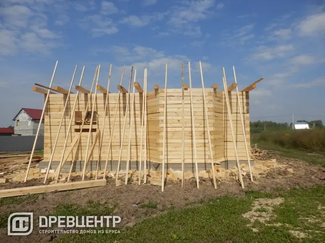 Строительство дома из бруса размером 7х9 с "эркером"Заокский р-он, фото 35 из 54