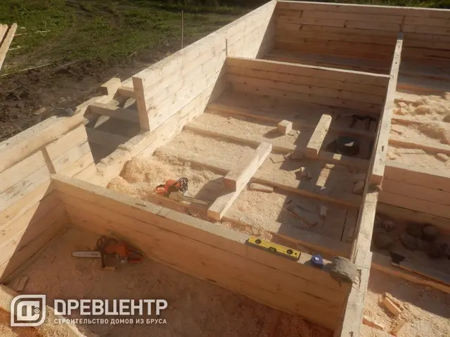 Строительство дома из бруса размером 7х9 с "эркером"Заокский р-он, фото 24 из 54