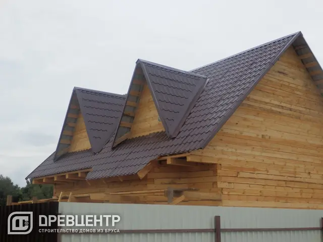 Строительство дома из бруса размером 7х9 с "эркером"Заокский р-он, фото 53 из 54