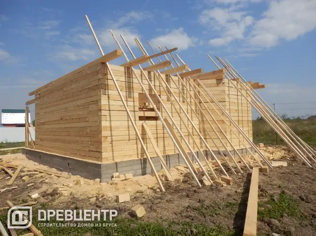 Строительство дома из бруса размером 7х9 с "эркером"Заокский р-он, фото 34 из 54