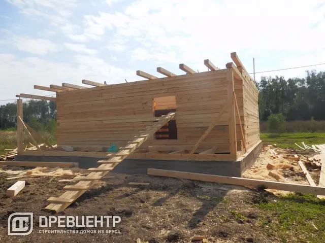 Строительство дома из бруса размером 7х9 с "эркером"Заокский р-он, фото 33 из 54