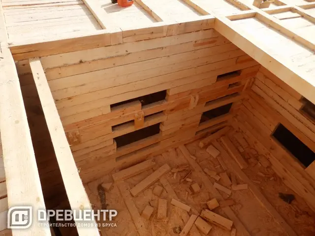 Строительство дома из бруса размером 7х9 с "эркером"Заокский р-он, фото 36 из 54