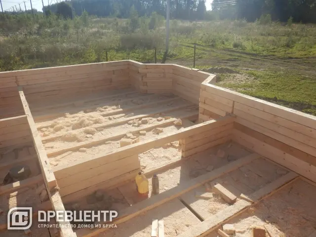 Строительство дома из бруса размером 7х9 с "эркером"Заокский р-он, фото 23 из 54