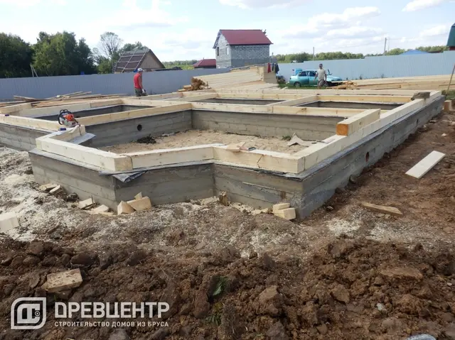 Строительство дома из бруса размером 7х9 с "эркером"Заокский р-он, фото 10 из 54