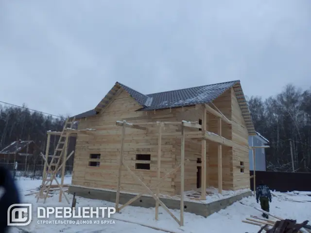 Строительство дома из бруса, размером 9х9 Раменский район д.Ширяево, фото 24 из 26