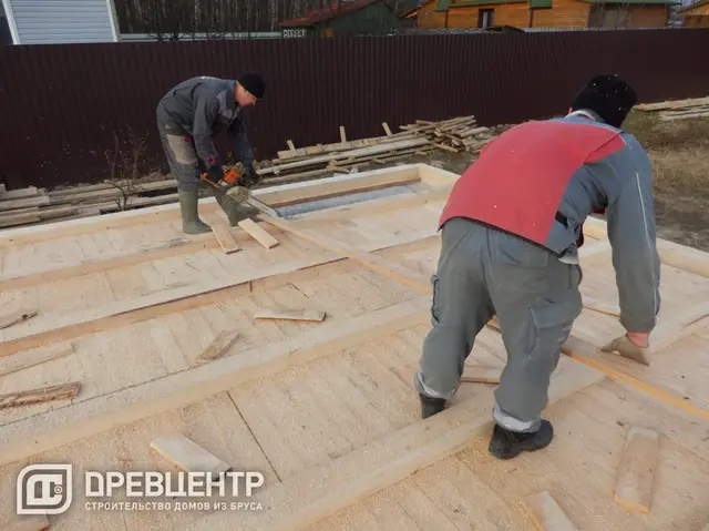 Строительство дома из бруса, размером 9х9 Раменский район д.Ширяево, фото 8 из 26