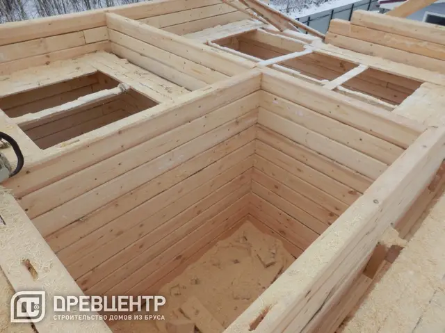 Строительство дома из бруса, размером 9х9 Раменский район д.Ширяево, фото 15 из 26