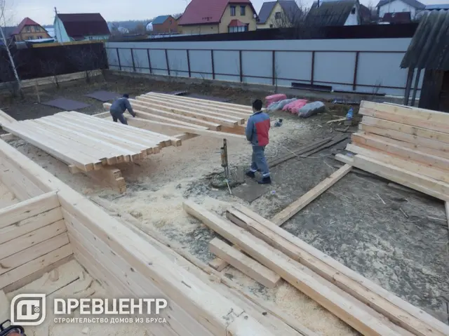 Строительство дома из бруса, размером 9х9 Раменский район д.Ширяево, фото 12 из 26