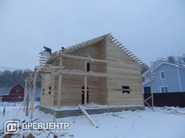 Строительство дома из бруса, размером 9х9 Раменский район д.Ширяево, фото 22 из 26
