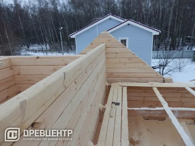 Строительство дома из бруса, размером 9х9 Раменский район д.Ширяево, фото 16 из 26
