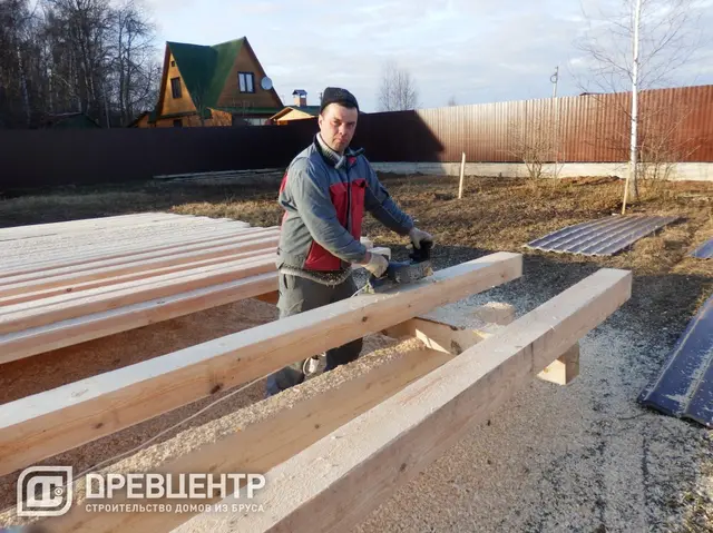 Строительство дома из бруса, размером 9х9 Раменский район д.Ширяево, фото 9 из 26