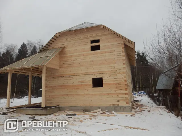 Строительство дома из бруса, размером 7х9 Раменский район д.Юрово, фото 27 из 27