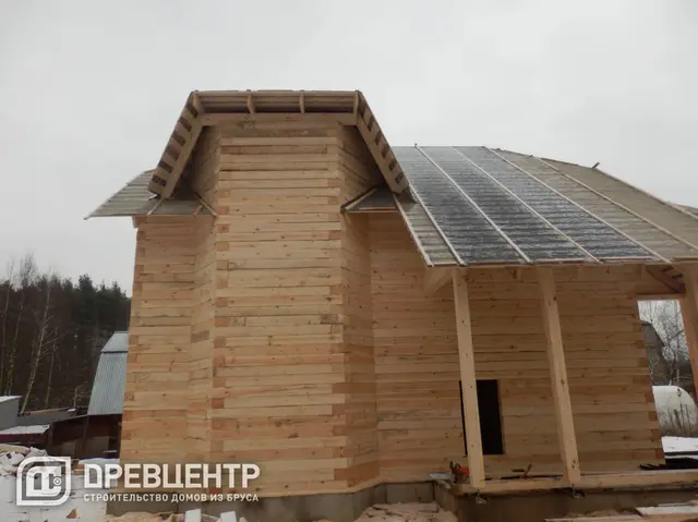 Строительство дома из бруса, размером 7х9 Раменский район д.Юрово, фото 26 из 27