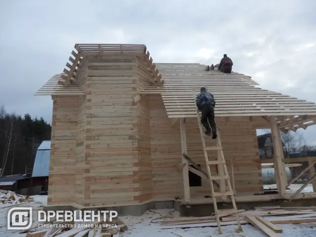 Строительство дома из бруса, размером 7х9 Раменский район д.Юрово, фото 21 из 27