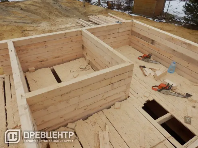 Строительство дома из бруса, размером 7х9 Раменский район д.Юрово, фото 10 из 27