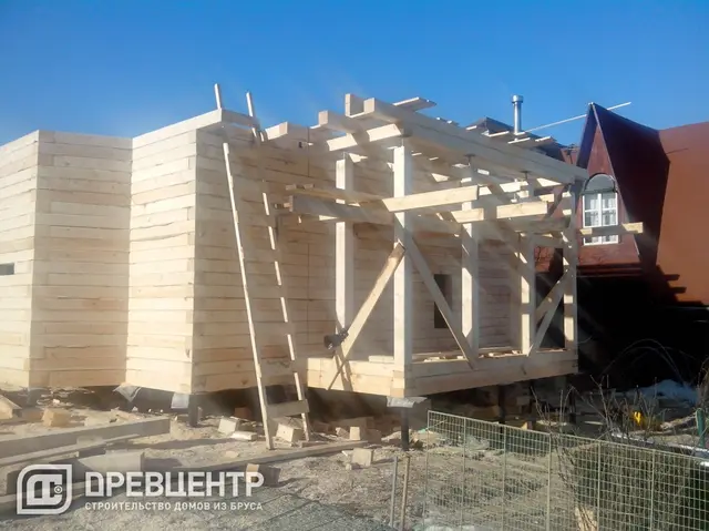 Строительство дома из бруса 6х8, Раменский район, д.Сельвачево, фото 11 из 20