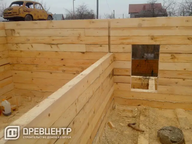 Строительство дома из бруса 6х8, Раменский район, д.Сельвачево, фото 8 из 20