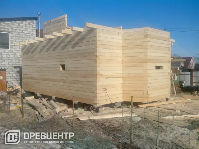 Строительство дома из бруса 6х8, Раменский район, д.Сельвачево, фото 12 из 20