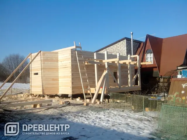 Строительство дома из бруса 6х8, Раменский район, д.Сельвачево, фото 10 из 20