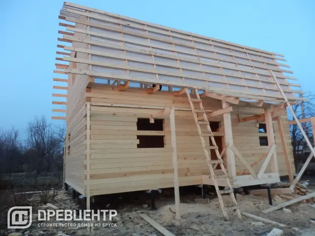 Строительство дома из профилированного бруса 6х9, Коломенский район, п.Проводник, фото 17 из 17