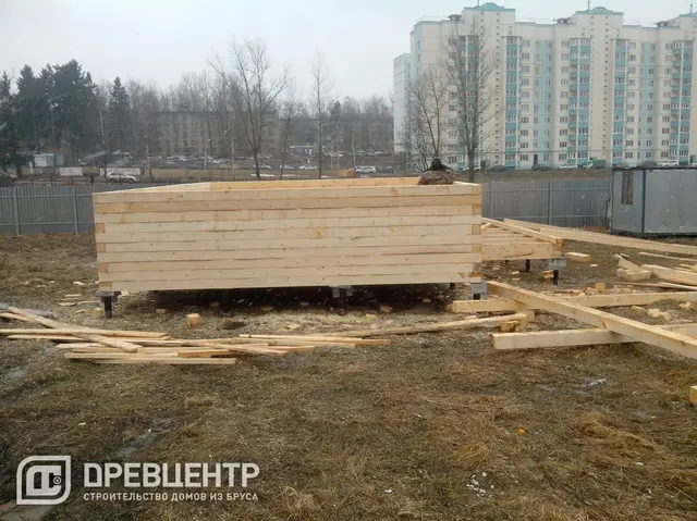Строительство дома из бруса 6х8, Солнечногорский район, д.Тимоново, фото 11 из 27