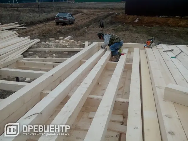 Строительство дома из бруса 6х8, Солнечногорский район, д.Тимоново, фото 9 из 27