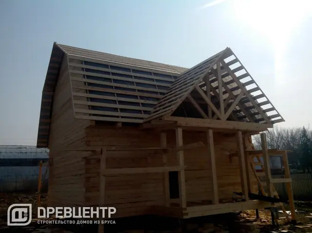 Строительство дома из бруса 6х8, Солнечногорский район, д.Тимоново, фото 21 из 27
