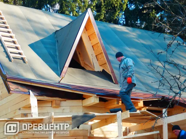 Дом из бруса 7х9 по проекту ДБ 37 с дополнением Солнечногорский район, д.Ложки, фото 51 из 66