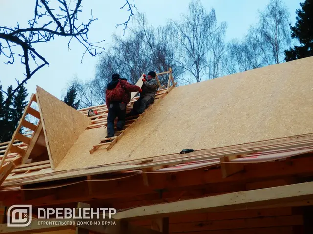 Дом из бруса 7х9 по проекту ДБ 37 с дополнением Солнечногорский район, д.Ложки, фото 28 из 66