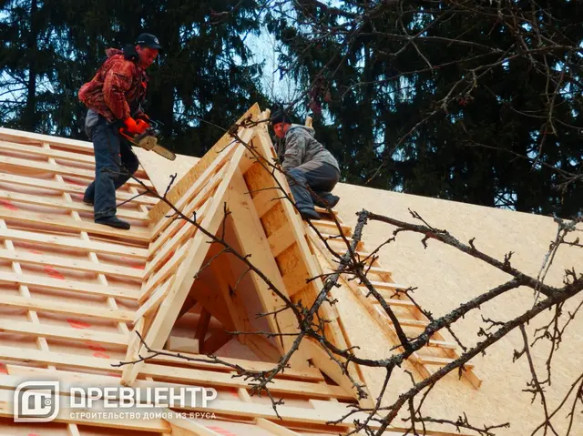 Дом из бруса 7х9 по проекту ДБ 37 с дополнением Солнечногорский район, д.Ложки, фото 30 из 66
