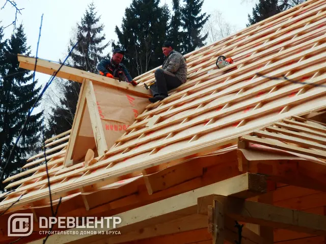 Дом из бруса 7х9 по проекту ДБ 37 с дополнением Солнечногорский район, д.Ложки, фото 21 из 66