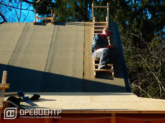 Дом из бруса 7х9 по проекту ДБ 37 с дополнением Солнечногорский район, д.Ложки, фото 41 из 66