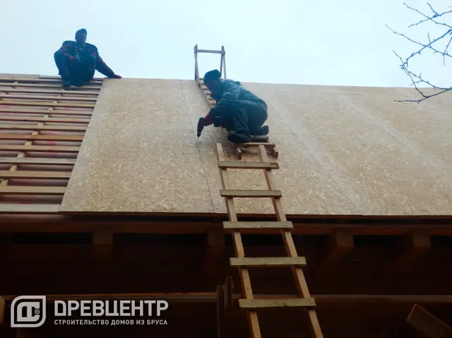 Дом из бруса 7х9 по проекту ДБ 37 с дополнением Солнечногорский район, д.Ложки, фото 33 из 66