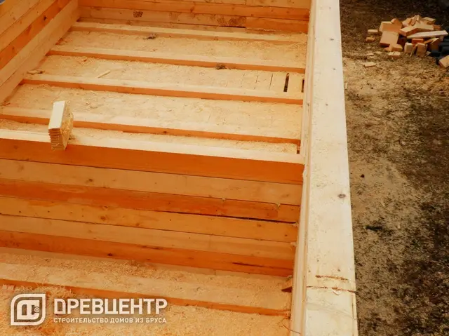 Дом из бруса 7х9 по проекту ДБ 37 с дополнением Солнечногорский район, д.Ложки, фото 11 из 66