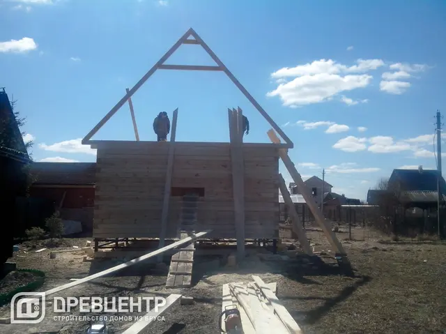 Строительство дома из бруса по проекту ДБ 9 Солнечногорский район, Смирновка 3, фото 14 из 25
