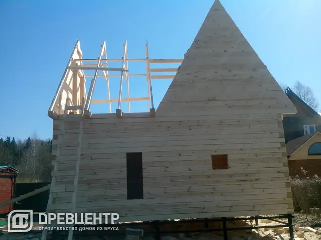 Строительство дома из бруса по проекту ДБ 9 Солнечногорский район, Смирновка 3, фото 16 из 25