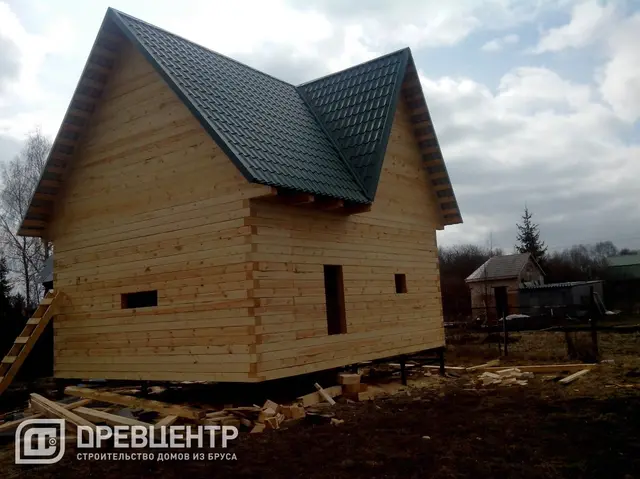 Строительство дома из бруса по проекту ДБ 9 Солнечногорский район, Смирновка 3, фото 24 из 25