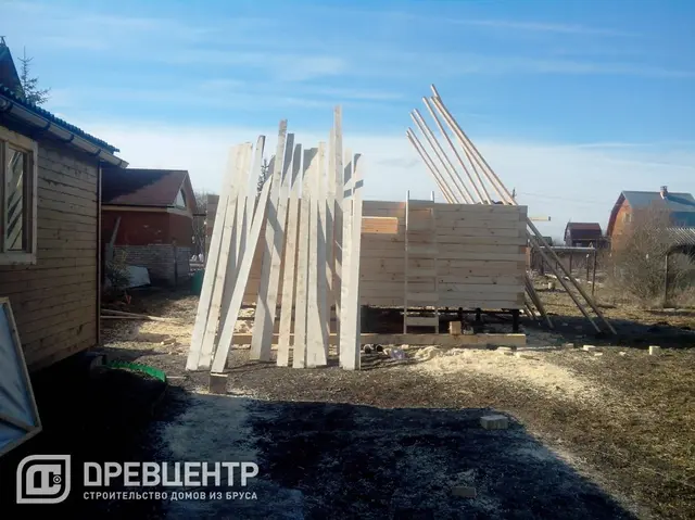 Строительство дома из бруса по проекту ДБ 9 Солнечногорский район, Смирновка 3, фото 10 из 25