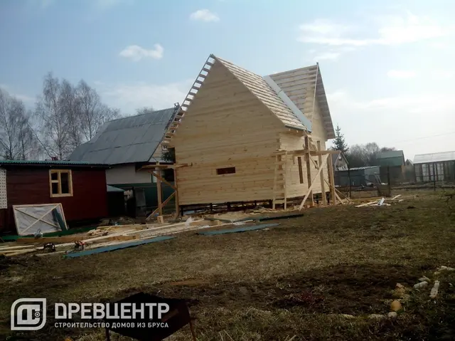 Строительство дома из бруса по проекту ДБ 9 Солнечногорский район, Смирновка 3, фото 18 из 25
