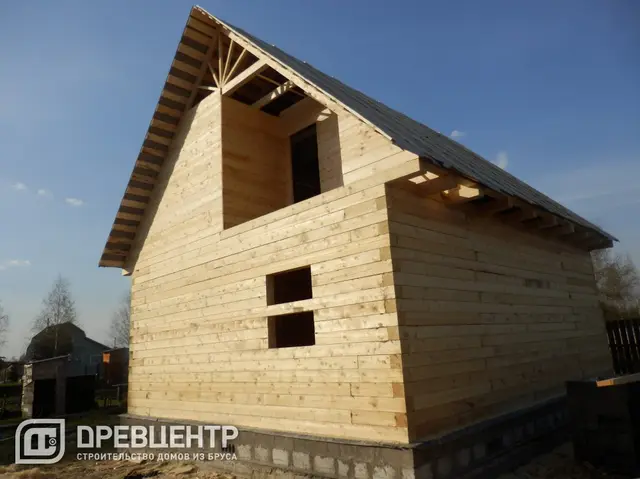 Строительство дома из бруса 7х9 по эскизу заказчика., фото 29 из 29