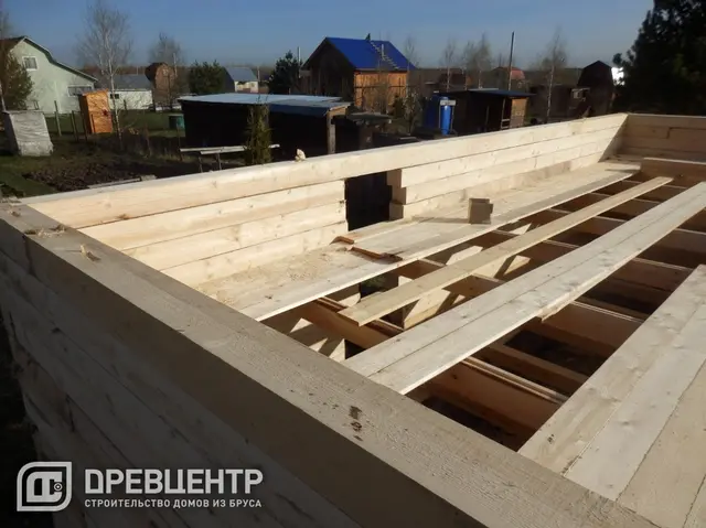 Строительство дома из бруса 7х9 по эскизу заказчика., фото 14 из 29