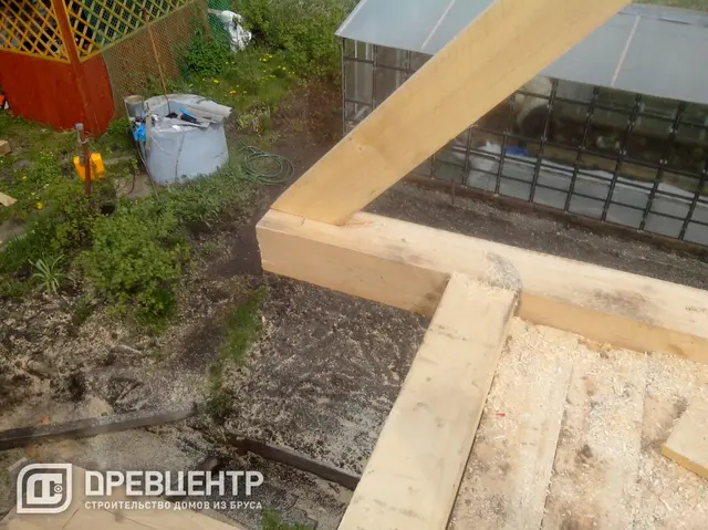 Строительство дома из бруса 6х9 по проекту ДБ 17, фото 14 из 25