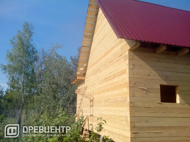 Строительство дома из бруса 6х9 по проекту ДБ 17, фото 25 из 25