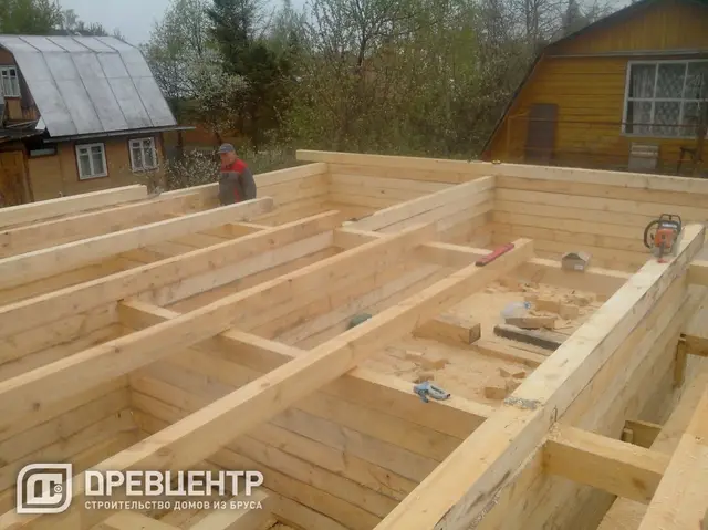Строительство дома из бруса 6х9 по проекту ДБ 17, фото 12 из 25