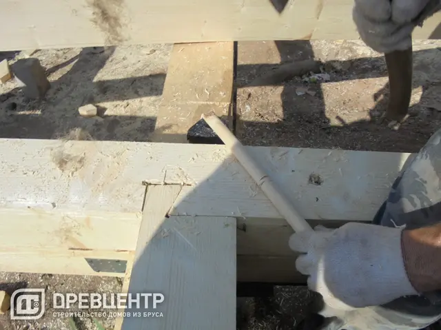 Строительство дома из бруса 6х8, фото 11 из 29