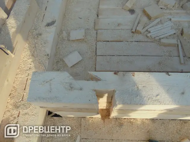 Строительство дома из бруса 6х8, фото 13 из 29