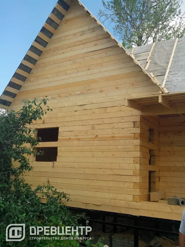 Строительство дома из бруса 6х8, фото 29 из 29