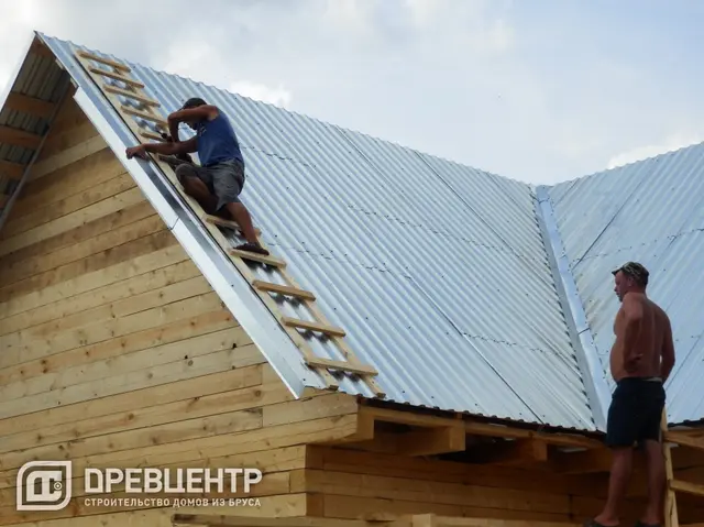 Строительство дома из бруса по проекту ДБ17, фото 22 из 24
